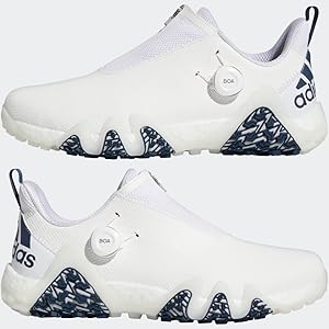 adidas Men's Codechaos 22 Boa Golf Shoe, FTWR White/Crew